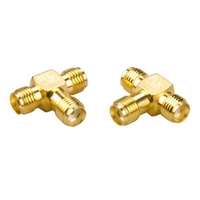 2 PCS RJX Hobby RJX2254 SMA Femelle Branchez à Double SMA Femelle T-type RF Coaxial Adaptateur Connecteur