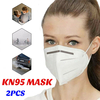 2 PCS Réutilisable KN95 Masque Visage N95 Masque Visage Non Valvé Masque De Protection Anti Poussière Lot