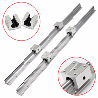2 pcs SBR16 750mm tige d