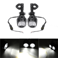2 pcs Spot LED Auxiliaire Antibrouillard Conduite Lampe Moto Moto Pour BMW R1200GS F800GS