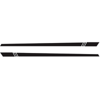 2 PCS Universal Car Auto Longue Rayure Stickers Autocollants Wrap Wrap Body Body