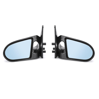 2 Pcs Voiture 4Dr Manuel Réglable Cuillère Style Côté Vue Miroir EK Pour Honda Civic Berline 1996-2000