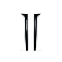 2 Pcs Voiture Arrière Fenêtre Spoiler Aile Aile Brillant Canard Canards Splitter Pour VW Polo MK5 2011-2017