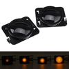 2 Pcs Voiture Fumé LED Tourner Les Feux Latéraux Signal Lampes Indicateurs Pour Jeep Wrangler JK 2007-2018