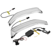 2 Pcs Voiture LED DRL Feux Diurnes Clignotants Feux De Brouillard Étanche Éclairage Blanc et Jaune Pour Subaru Forester