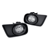 2 Pcs Voiture Pare-chocs Avant Feux De Brouillard Auto Lampes H11 Ampoule Avec Couvre Câblage Kit De Harnais Pour Mazda