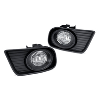 2 Pcs Voiture Pare-chocs Avant Feux De Brouillard Auto Lampes H11 Ampoule Avec Couvre Câblage Kit De Harnais Pour Mazda