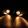 2 Pcs Voiture Pare-chocs Avant Phares Antibrouillard Lampes Avec H11 Ampoules Câblage Harnais Couvre Interrupteur Relais