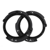 2 Pcs Voiture Remplacement Phares Supports Base Légère Gauche et Droite Noir Pour Jeep Wrangler JK 2007-2016