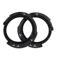 2 Pcs Voiture Remplacement Phares Supports Base Légère Gauche et Droite Noir Pour Jeep Wrangler JK 2007-2016