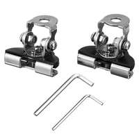 2 Pcs Voiture Universelle Un Capot Pilier Led Travail Lumière Lampe Barre Titulaire Pince De Montage Support