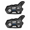 2 PCS WAYXIN 1000M Casque Casques bluetooth 2 Pilotes Intercom Pour R5 Moto FM Bt Sans Fil Intercomunicador Interphone M