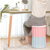 2 pièces / 1 ensemble multifonctionnel taille tambour stockage tabouret fonction de stockage surface de siège lisse faci