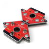 2 pièces / pack flèche pince de soudage magnétique NdFeB support de soudage magnétique pour le soudage tridimensionnel d