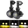 2 pièces 10-30 V 20 W E9 moto LED lampe de conduite de phare antibrouillard auxiliaire pour BMW R1200 ADV