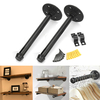 2 pièces 11 pouces Vintage rétro fer industriel tuyau étagère support support décorations pour la maison