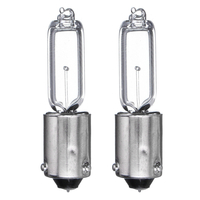 2 pièces 1156 BAY9S H21W halogène feu de gabarit latéral de voiture indicateur de frein ampoule de signal DC 12V 250LM b