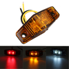 2 pièces 12-24 V 2 LED feu de dégagement de voyant de marqueur latéral pour camion remorque camion