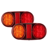 2 pièces 12-24V 28LED indicateur de feu stop arrière pour remorque de bateau caravane Van