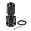 2 pièces 1/2 pouce carré à 1/4 pouce hexagonal femelle adaptateur de douille télescopique perceuse mandrin convertisseur