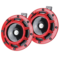2 pièces 12 V 130dB haute basse corne corne pression sifflet klaxon pour voiture camion moto étanche
