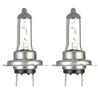2 pièces 12 V 55 W H7 halogène voiture antibrouillard ampoule phare clair ampoules en verre lampe Super brillant blanc