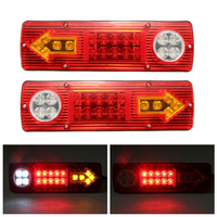 2 pièces 12 V LED remorque camion arrière frein arrière arrêt clignotant indicateur lampe de marche arrière