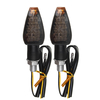 2 pièces 12 V M10 14 LED clignotants de moto feux de signalisation ambre lampe universelle