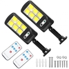 2 pièces 120 COB lampe dinondation LED lampadaire solaire extérieur capteur de mouvement étanche lumière de jardin