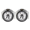 2 pièces 12V 55W antibrouillard avant avec H11 ampoules Kits de câblage pour Mitsubishi Outlander Sport ASX RVR