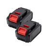 2 pièces 20V 4.0Ah outil électrique remplaçable Batterie remplacement pour rosée DCB200 DCB180 DCB181 DCB182 DCB184 DCB2