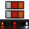 2 pièces 24 V 55 LED feux de remorque arrière feu arrière camion caravane indicateur darrêt lampes
