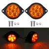 2 pièces 24 V 6 LED remorque arrière feu stop feux indicateurs pour caravane camion fourgon