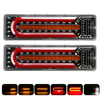 2 pièces 24 V LED direction de flux feu arrière clignotant frein feu de marche arrière feu antibrouillard pour remorque