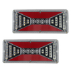 2 pièces 24 V LED feu arrière qui coule clignotant de frein lampe de marche arrière pour camion remorque camion