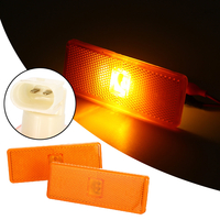 2 pièces 24 V LED marqueur latéral lumières ambre clignotant pour Mercedes Actros Atego