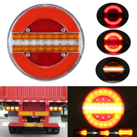 2 pièces 24V LED Hamburger feux arrière pour camion camion Van caravane Bus camping-car
