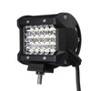 2 pièces 4 pouces 72W 7200LM LED lumière de travail camion tout-terrain lampe spot barre de bateau 4 rangées LEDs