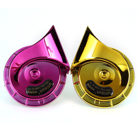 2 pièces 400DB 12 V double ton escargot klaxon dair Super fort trompette 510 hz + 410 hz pour voiture camions camio