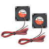 2 pièces 4010 40*40*10mm 12V DC ventilateur de refroidissement sans brosse avec câble 30CM pour imprimante 3D RepRap Pru