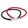 2 pièces 50cm 100A 12-24V Batterie connecteur de menuisier câble de fil de plomb cc et cosses