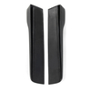 2 pièces 58 cm coupe universelle noire jupe côté voiture séparateurs à bascule Winglet Wings Protecteur de lèvre pour pa