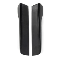 2 pièces 58 cm coupe universelle noire jupe côté voiture séparateurs à bascule Winglet Wings Protecteur de lèvre pour pa