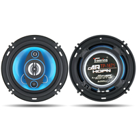 2 pièces 6 pouces 500W 2 voies universel voiture haut-parleur coaxial haut-parleur Auto Audio stéréo gamme complète fréq