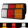 2 pièces 75 LED camion feu arrière remorque frein en cours dexécution clignotant inverse bateau indicateur camion c