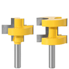 2 pièces 8 MM tige T-Slot dent carrée Tenon peu fraise découpage routeur bits pour bois outil travail du bois
