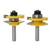 2 pièces 8mm Stile & Rail Set-Ogee Bit Set Tenon Knife Woodworking Cutter Fraises en carbure de tungstène pour bois