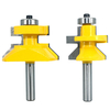 2 pièces 8mm tige 120 degrés routeur jeu de bits rainures de travail du bois fraises en alliage de tungstène bois Tenon