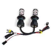2 pièces AC H4 55W voiture cachée xénon phare lampe ampoules Slim Ballast 6000K 8000K 10000K