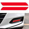 2 pièces avant antibrouillard lampe couverture autocollant teinte réfléchissante pour Honda Accord 2018-2020